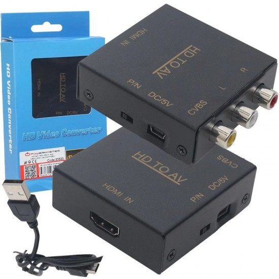 КОНВЕРТОР HDMI - RCA AV