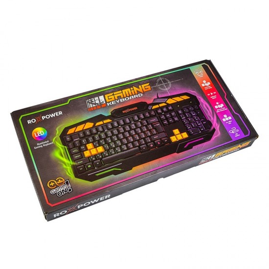 ГЕЙМИНГ КЛАВИАТУРА ROXPOWER G-8100 GAMING LED