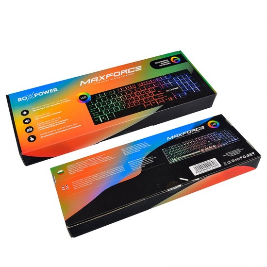 ГЕЙМИНГ КЛАВИАТУРА ROXPOWER MAXFORCE GK-20 ГЕЙМИНГ КЛАВИАТУРА ROXPOWER MAXFORCE GK-20