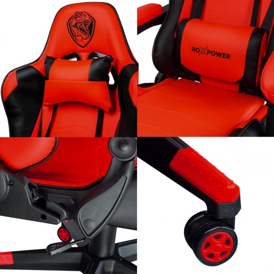ГЕЙМИНГ КРЕСЛО ROXPOWER GAMING T-ROX GC75 ЧЕРВЕН ГЕЙМИНГ КРЕСЛО ROXPOWER GAMING T-ROX GC75 ЧЕРВЕН