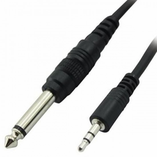 КАБЕЛ 6.3 MONO/3.5 STEREO