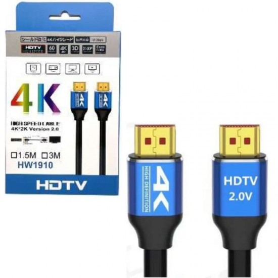  КАБЕЛ HDMI-HDMI S-LINE 4K-3M.